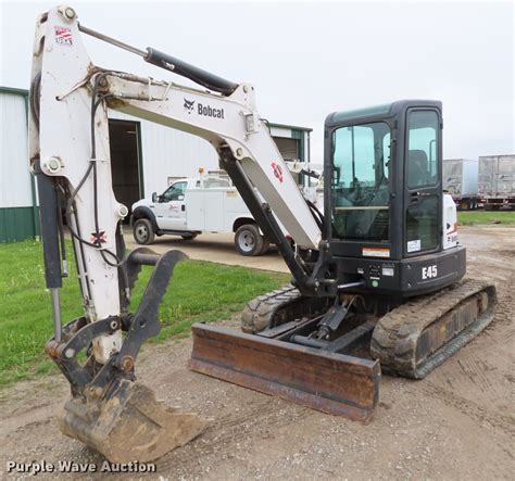 bobcat e45 mini excavator|2016 bobcat e45 for sale.